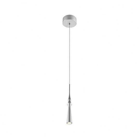 VONN Polaris 5" ETL Certified Integrated LED Aluminum Pendant in Silver