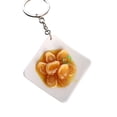 thumbnail image 1 of Plato cuadrado de PVC Keychain Creative, modelo de plato cuadrado, 1 of 3