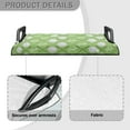 thumbnail image 4 of Xoenoiee Green Golf Ball Pattern Golf Cart Accessories Golf Cart Seat Towel Protector Anti-Hot Decorative Golf Cart Cover for Club Car Universal Fit Machine Washable, 4 of 5