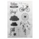thumbnail image 2 of Sello de Goma de Silicona Fácil de Limpiar para Tarjetas para Fiestas Decoración DIY Baoblaze Sello claro, 2 of 8