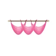 thumbnail image 3 of Gorgeous Home Linen K36 Elegant Voile Sheer Waterfall Swag Valance with Bronze Grommets, 36" x 16", 1-Piece Magenta Pink, 3 of 5