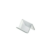 Azar Displays 515410 3.75"W x 3.5"D x 2.5"H Easel Display. Front Lip: 1"H, 10-Pack