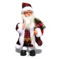 thumbnail image 3 of Cateissary Navidad Santa Claus juguete en movimiento música Navidad baile canto figurita artesanía muñeca 2022 regalos de Año Nuevo para niños Kits de decoración para fiestas rojo Cateissary HA008219-01B, 3 of 6