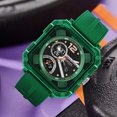 thumbnail image 3 of SMAEL Square Analog-Digital Sports Watch Waterproof Multicolor Chronog LED Alarm Wrist Watch, 3 of 8