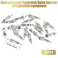 thumbnail image 3 of 1 Set Valve Core Remover Tool for HVAC System Valve Core Remover Installer Tools Kit with Dual Size SAE 1/4 and 5/16 Port Valve Cores and Brass Nuts for Refrigeration A/C, 3 of 9