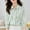 A_ Green, variant on Olyvenn Womens Striped Button Down Shirts Collared Shirt Casual Long Sleeve Business Office Work Blouses Dressy Tops Green M