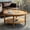 C-Walnut Brown, variant on Shaiaield 47.56" Rectangle Coffee Table,Modern Farmhouse Coffee Table,Mid Century Modern Wood Center Tables,Low Profile Cocktail Tables for Living Room,Antique Natural