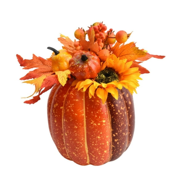 Calabaza de Halloween, decoración de Halloween, accesorios de fotografía, adorno de calabaza artificial de , modelo de calabazas falsas para Estilo B