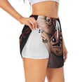 thumbnail image 3 of Lsque The Binding of Isaac Printed Women's Running Shorts with Liner Pockets,Elastic Quick Dry Workout Athletic Gym Yoga Shorts,Womens High Waist Shorts-Medium, 3 of 9