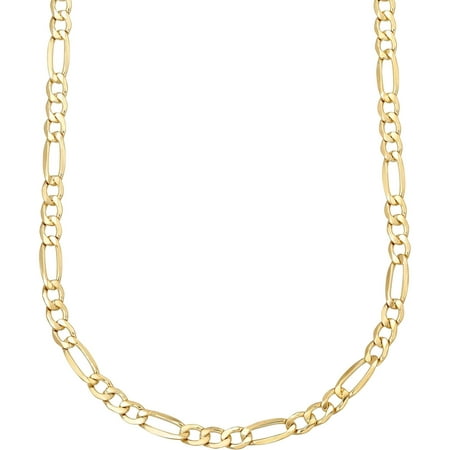 10kt Gold over Sterling Silver Figaro Chain, 20