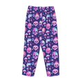 thumbnail image 5 of Balery Skull rainbow color print Women's Pajama Pants,Ultra Lightweight Pjs,Lounge Pant-X-Large, 5 of 9