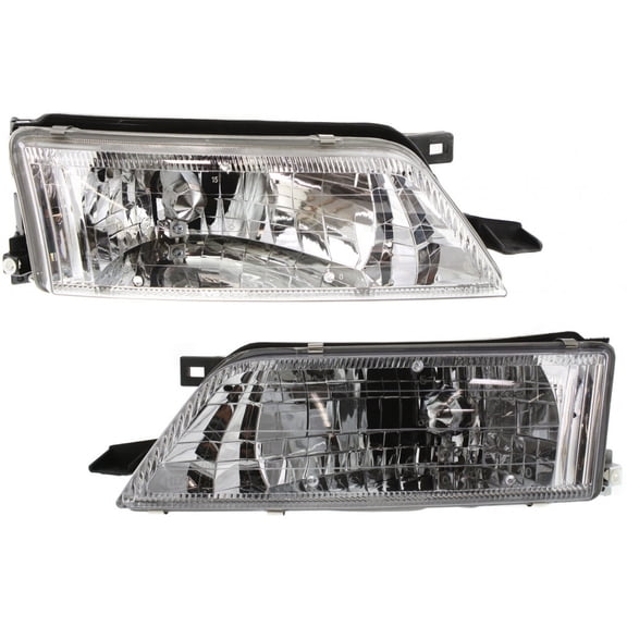 For 1997 1998 1999 Nissan Maxima Pair Headlights Driver and Passenger Side NI2502122 NI2503122 | 26060-0L725 26010-0L725