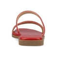 thumbnail image 3 of Journee Womens Brisa Multi Strap Slip On Flat Sandals, 3 of 9