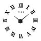 thumbnail image 1 of ZHAOCHENG Reloj de pared grande moderno de bricolaje, calcomanía de reloj grande, pegatinas 3D, reloj de pared con números romanos, decoración extraíble para el hogar y la oficina, color negro, 1 of 5