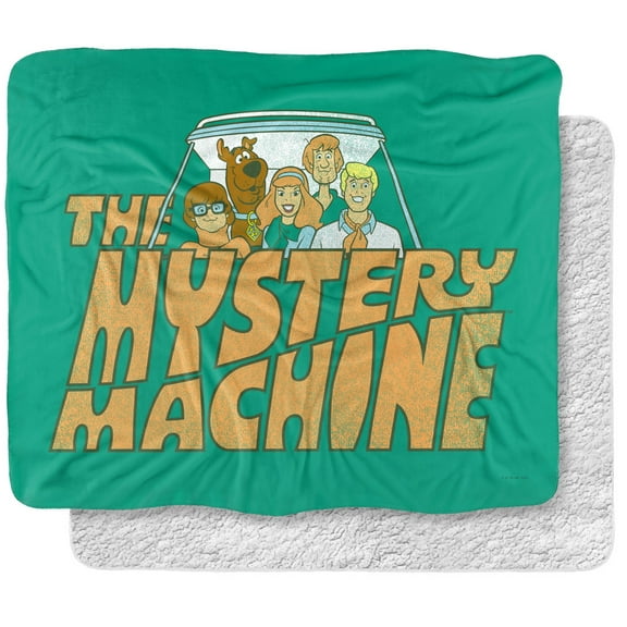 Scooby-Doo Mystery Machine Officially Licensed Silky Touch Super Soft Throw Blanket 50' x 60'