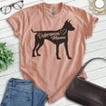 thumbnail image 2 of Doberman Mama T-shirt, Unisex Women's Shirt, Doberman Pinscher Owner, Best Dog Mom Gift, Heather Sunset, Medium, 2 of 6