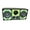 Green, variant on Deejay LED Loaded Box w/ 2 8 Woofers, 1 Horn & 2 Bullet Tweeters - Green