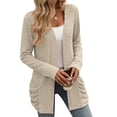 thumbnail image 1 of Cárdigan holgado informal para mujer, suéter de punto de gran tamaño, ropa de punto Vintage, moda de otoño e invierno, 2024, 1 of 3