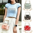 thumbnail image 2 of Fashion Women Marguerite Clear Chain Jelly Tote Bag Crossbody Shoulder Pouch, 2 of 8