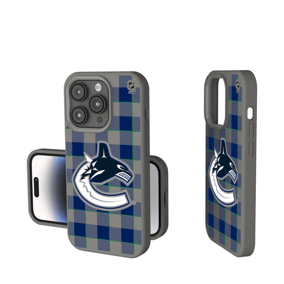 Keyscaper  Vancouver Canucks Plaid Soft Touch iPhone Case
