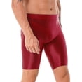 thumbnail image 3 of CHICTRY Mens Dry Fit Tight Compression Swimming Running Shorts Glossy Gym Fitness Leggings, 3 of 6