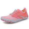 thumbnail image 1 of Versatile Outdoor Sneakers for All Terrain Runners Mesh Breathable Athleisure Footwear Slip on Protective Round Toe Flat Shoes for Daily Walking Light Cycling, 1 of 7