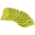 thumbnail image 1 of Unique Bargains Protection Sleeve Visible Window Golf Club Iron Head Covers Yellow 10 Pack, 1 of 5