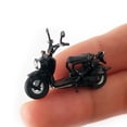 thumbnail image 1 of Modèle de Moto Miniature de Simulation 1:64 Accessoires Objets de Collection Fournitures Scènes Modèle Mini Modèle Bureau Bricolage Mise en Page Micro Paysage, Noir, 1 of 7