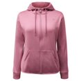 thumbnail image 1 of Sudadera Danskin Now Talla G Deportiva Lisa con Capucha Rosa, 1 of 4