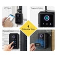 thumbnail image 4 of Key Safe Fingerprint Bluetooth Wifi Digital Key Box App Remot ,House, Apartment, Office Key Storage, 4 of 5