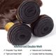 thumbnail image 4 of Hello humano #4, color marrón chocolate, ondulado, 70-75 cm, 200 g, 4 of 9