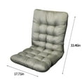 thumbnail image 3 of JeashCHAT Outdoor High Back Chair Cushion for Patio Furniture Front Porch Rocking Chair, Indoor Seat/Back Chair Cushion Replacement Cushion for Home Office, Gray, 3 of 6