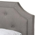 thumbnail image 5 of Bowery Hill Modern Tufted King Low Profile Bed in Light Gray, 5 of 7