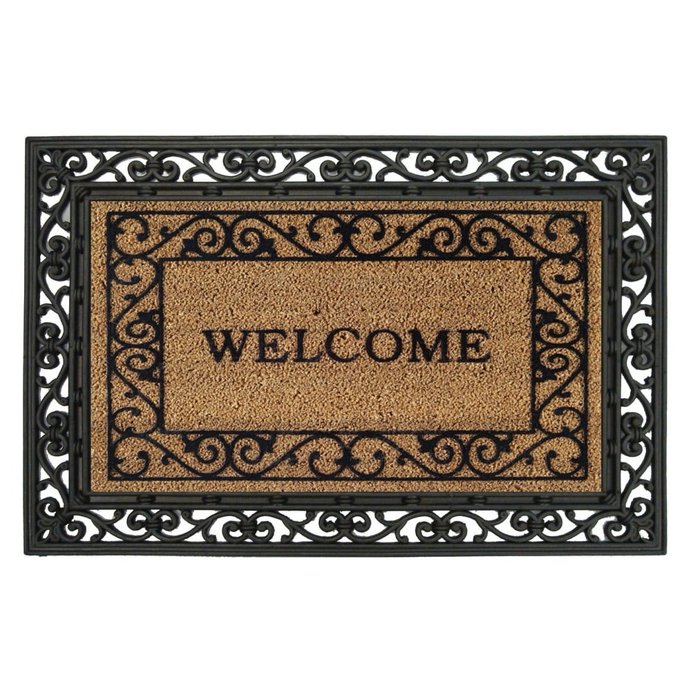 Evergreen Flag Coir Door Mat