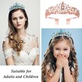 thumbnail image 5 of Coronas de tiara de Dinheiro para mujeres y niñas, elegantes tiaras de princesa para mujeres, bodas, graduaciones, cumpleaños, Halloween, disfraces de Navidad, accesorios para el cabello para mujeres, 5 of 5