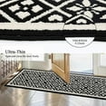thumbnail image 3 of Vaukki 24"x120" kitchen Runner Rug, Non Slip Washable Absorbent Floor Mat, for Sink Laundry Hallway, Black, 3 of 6