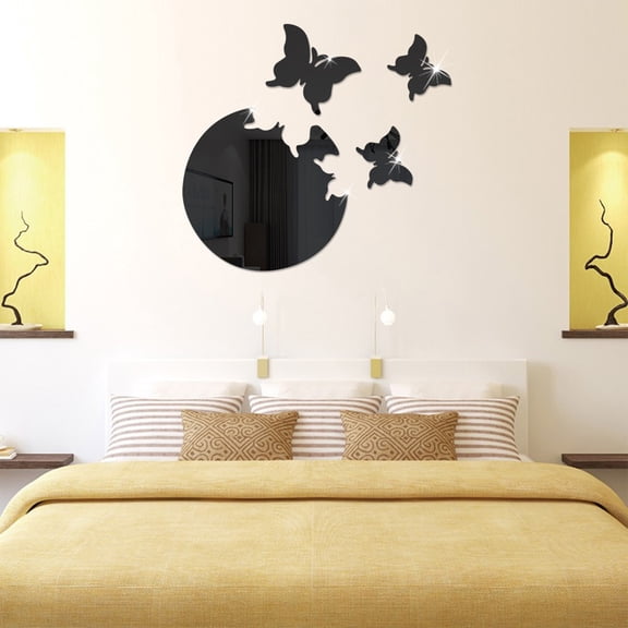 Foqnuq Acrylic 3D Flower Vase Wall Art Stickers - Home Decor Accents for Modern Interior Design