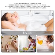 MAYJAM 3.38 FL Oz Basil Essential Oil, Undiluted Aromatherapy Oil for Diffuser Humidifier, Home Care, DIY Candle Soap Making