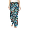 thumbnail image 2 of Lsque Colorful Fishing Baits Print Women's Pajama Pants, Lounge Pant - Comfortable Home Wear,Elastic Waistband, Stylish Design-X-Large, 2 of 9