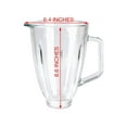 thumbnail image 2 of 6 Cup 48 oz Round Glass Blender Jar with Lid Replacement Part Compatible with Hamilton Beach Blenders, 2 of 6