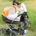 thumbnail image 6 of Daiia Citrus Fruits Elegant Lemons Large Capacity Baby Bag Waterproof Stylish Diaper Bag Mummy Backpack Adjustable Straps Diaper BagBaby Essentials Bag, 6 of 6