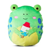Squishmallows Original 16 inch Limell the Frog With Blue Spots Holding Popsicle - Child's Ultra Soft Stuffed Plush Toy