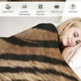 thumbnail image 3 of HENGT Animal Skin Tiger Print Soft Throw Blanket Super Soft Cozy Plush Reversible Blanket Size for Couch Bed Sofa Travelling Camping for  Adults Couch Sofa ), 3 of 6