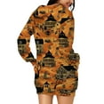 thumbnail image 7 of Drses‌‌ ‌‌‌‌‌‌‌‌‌‌‌‌‌‌‌‌‌‌‌‌‌‌‌‌‌‌‌‌‌‌Women's Halloween Hoodie Dress - Long Sleeve Graphic Pullover with Pockets Spooky Casual Outfit, 7 of 7