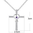 thumbnail image 5 of Joernso Casual Pendant Necklace Cross Design Comfortable to Wear Ornaments Unisex Handsome Necklace for Vacation, 5 of 8