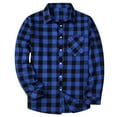 thumbnail image 7 of FDGIU Men's Flannel Shirt 2025 - Long Sleeve Button Down Plaid, Soft Fall Winter Casual Top, 7 of 7
