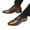 Brown, variant on Leesechin Men's Business Casual Breathable Soft Sole Comfortable Loafer Dress Shoes