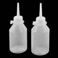 thumbnail image 5 of Botellas Exprimibles 2 Piezas 100mL Plástico Blanco Unique Bargains, 5 of 5
