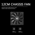 thumbnail image 4 of Disipador De Calor ID-COOLING 4 Pin 120mm Ventilador de chasis de escritorio Caja de PC de computadora Ventilador enfriador PWM, 4 of 6