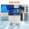 thumbnail image 5 of VEVORbrand Commercial Ice Maker 300lbs/24H, with 88lb storage bin Clear Cube LED Panel, Air Cooling, ETL Approved,, 5 of 8